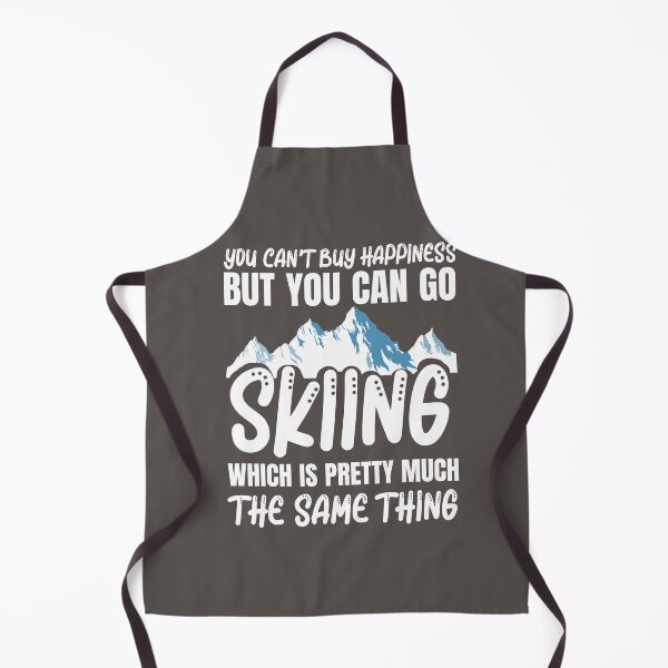 Item preview, you can't buy happiness but you can go skiing which is pretty much the same thing designed and sold by Yallwofunart.