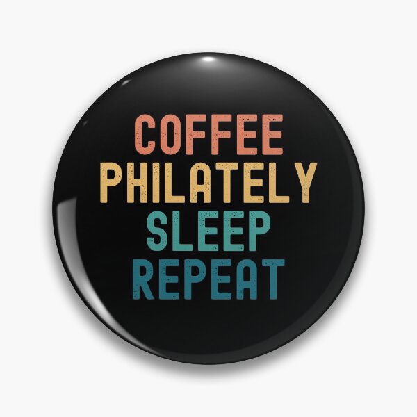 Item preview, Coffee Philately Sleep Repeat - Funny Philately & Coffee Gift designed and sold by kindxinn.