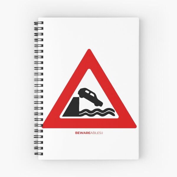 Item preview, Car Swimming Funny Sign designed and sold by BEWAREables.