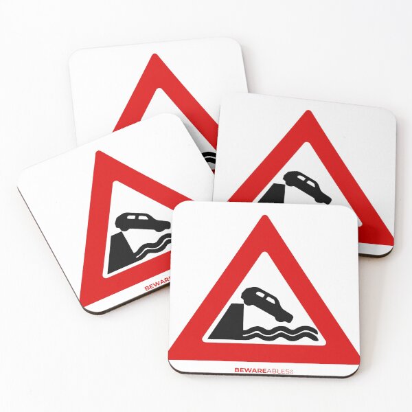Item preview, Car Swimming Funny Sign designed and sold by BEWAREables.