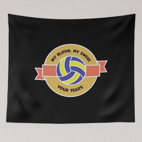 Item preview, My Blood my Sweat Your Tears Funny Beach Volleyball Player  designed and sold by Rzelemenz.