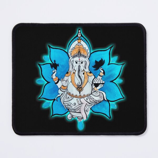 Item preview,  sri ganesha elephant on a flower decorative indian art  exclusive individual tattoo designed and sold by stivi-flams.