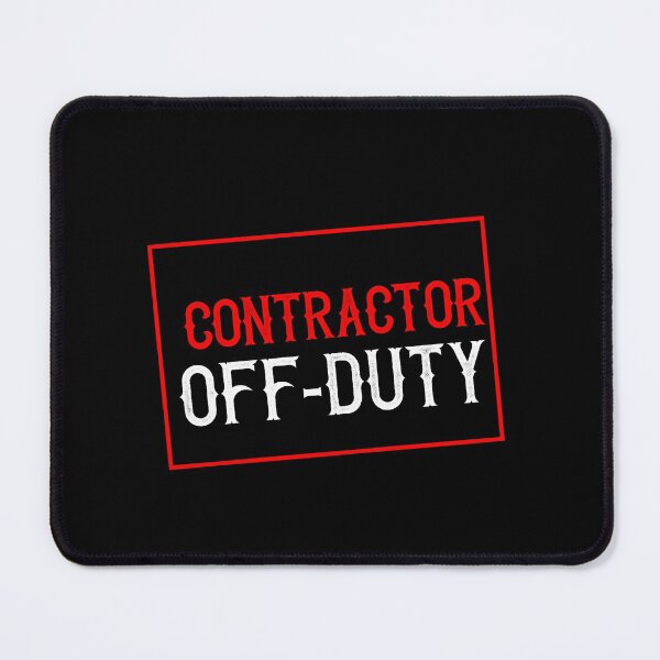 Item preview, Contractor Off-Duty designed and sold by TeesYouWant.