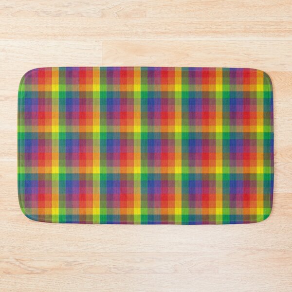 Item preview, Rainbow Plaid 2 designed and sold by spaceacedesigns.