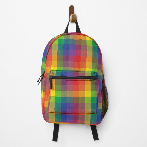 Item preview, Rainbow Plaid 2 designed and sold by spaceacedesigns.