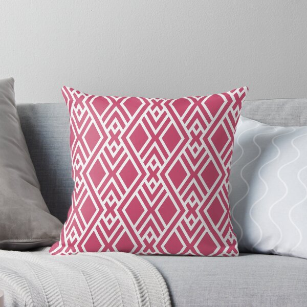 Item preview, Pink and White Tessellation Line Pattern 39 Pairs DE 2022 Popular Color Pink Punch DE5048 designed and sold by ColorOfTheYears.