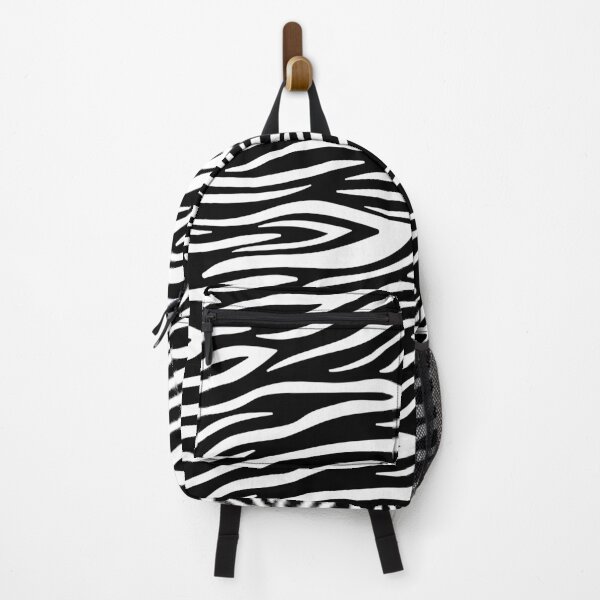 Item preview, Zebra print pattern in black and white colors designed and sold by ninelemoon.