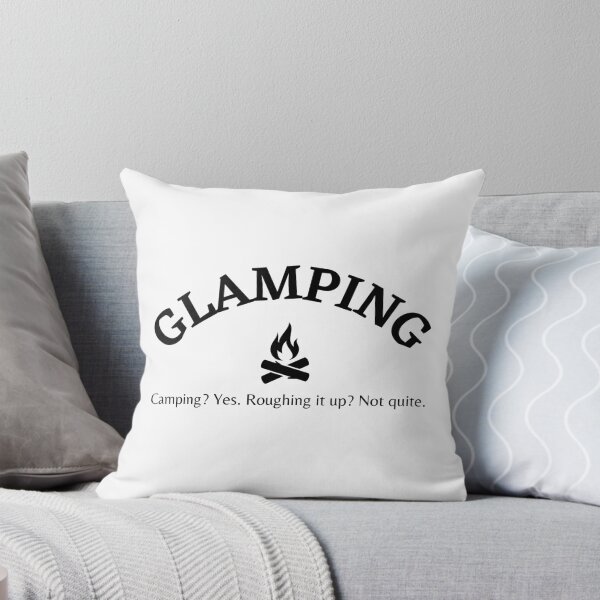Item preview, Glamping Definiton Styled Text Camping designed and sold by ArtsySaturn.