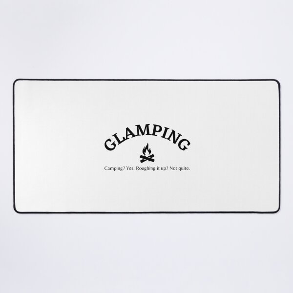 Item preview, Glamping Definiton Styled Text Camping designed and sold by ArtsySaturn.