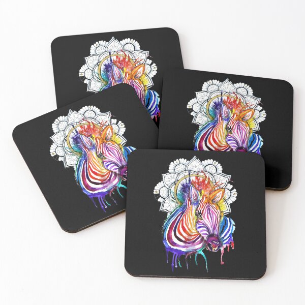 Item preview, Zebra Watercolor Mandala designed and sold by storyboxdesigns.