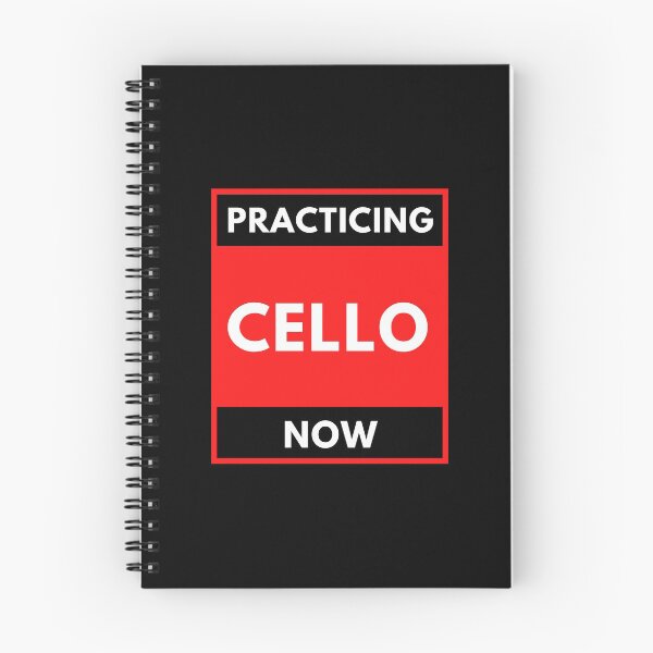 Item preview, PRACTICING CELLO NOW - red designed and sold by Musicianst0re.