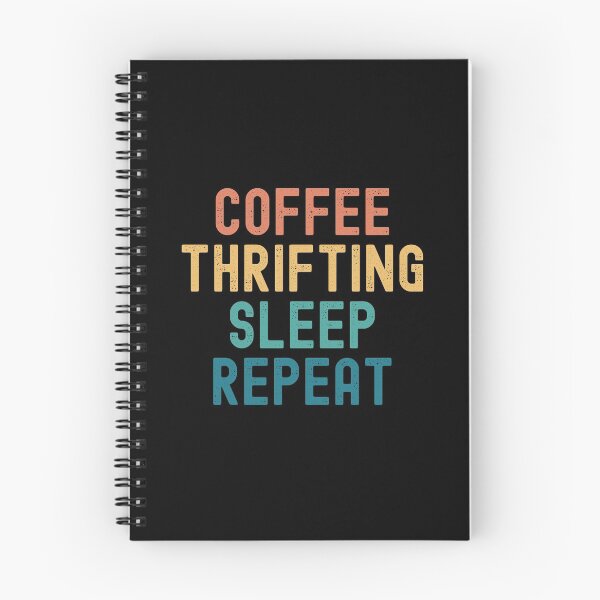 Item preview, Coffee Thrifting Sleep Repeat - Funny Thrifting & Coffee Gift designed and sold by kindxinn.