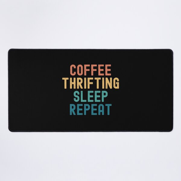 Item preview, Coffee Thrifting Sleep Repeat - Funny Thrifting & Coffee Gift designed and sold by kindxinn.