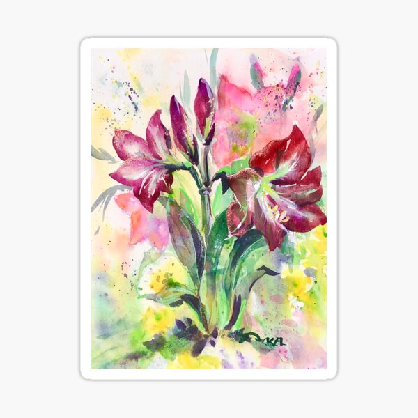 Amazing Amaryllis Sticker
