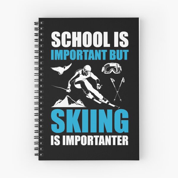 Item preview, School Is Important But Skiing Is Importanter designed and sold by Yallwofunart.