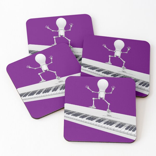 Item preview, Lightbulbs figure dances on a keyboard designed and sold by MIRO3D.