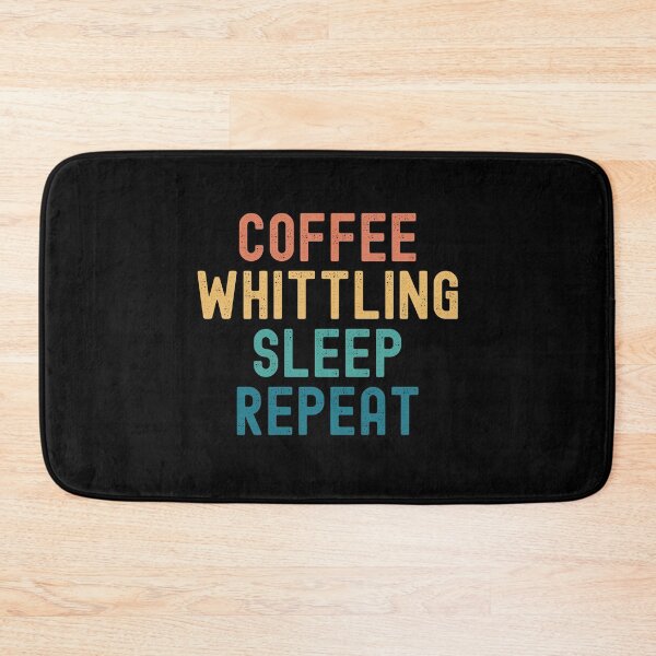 Item preview, Coffee Whittling Sleep Repeat - Funny Whittling & Coffee Gift designed and sold by kindxinn.