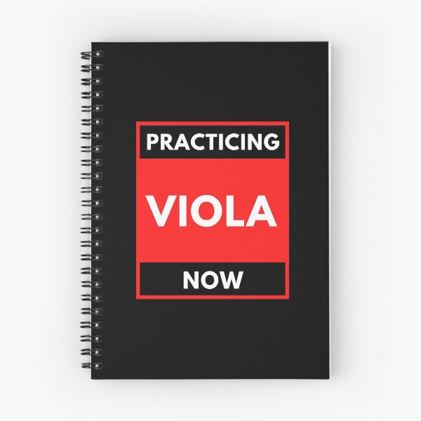 Item preview, PRACTICING VIOLA NOW - red designed and sold by Musicianst0re.