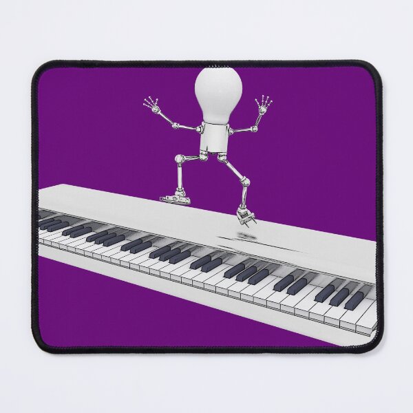 Item preview, Lightbulbs figure dances on a keyboard designed and sold by MIRO3D.