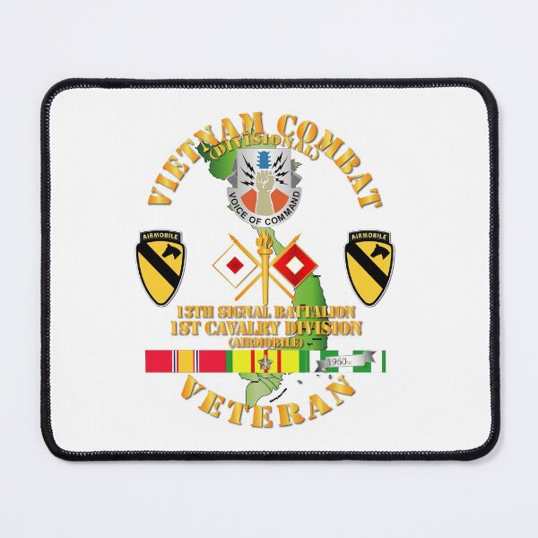 Item preview, Army - Vietnam Combat Veteran w 13 Signal Battalion DUI - 1st Cav Div designed and sold by Military Insignia Products.