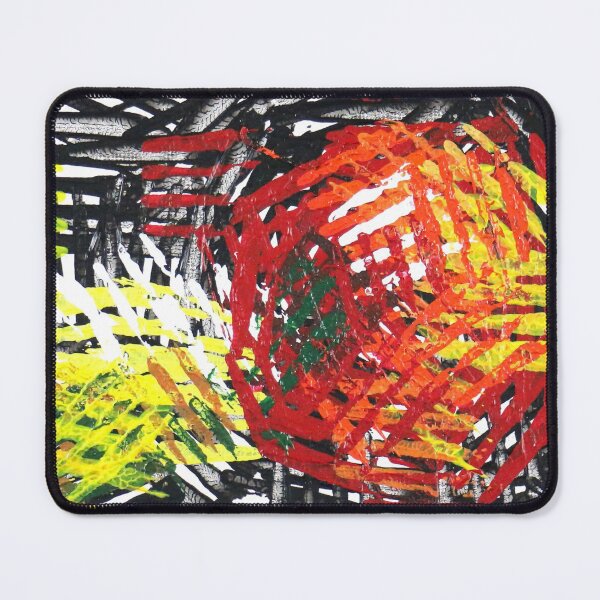 Item preview, Apple and Banana- Abstract Red and Yellow Design designed and sold by Kitslam Art.