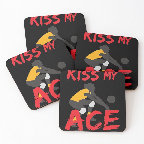 Item preview, Kiss my Ace Funny  Beach Volleyball Player Lover Quote  designed and sold by Rzelemenz.