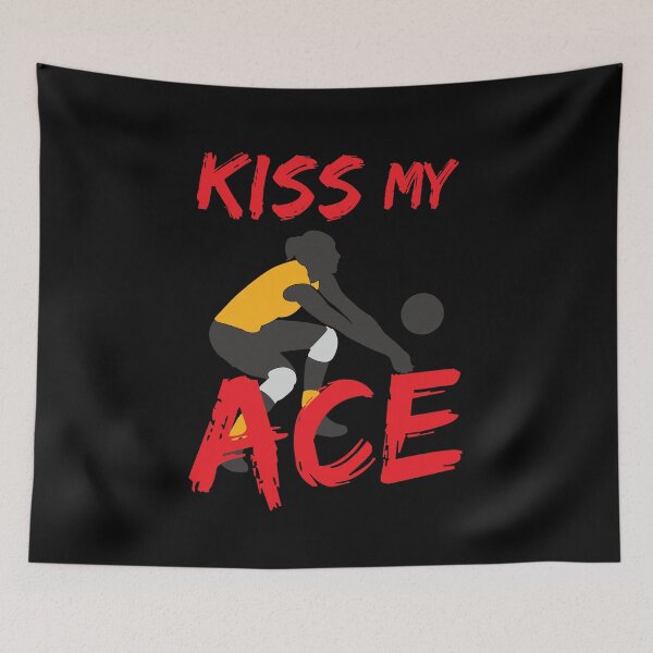 Item preview, Kiss my Ace Funny  Beach Volleyball Player Lover Quote  designed and sold by Rzelemenz.