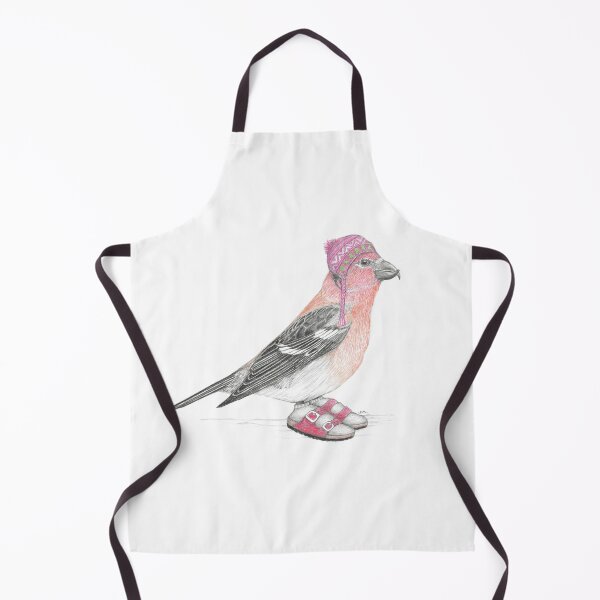 Item preview, White Winged Crossbill in Sandals designed and sold by JimsBirds.