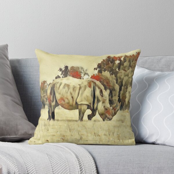 Item preview, Rhino Watercolor Picture designed and sold by ramazis.