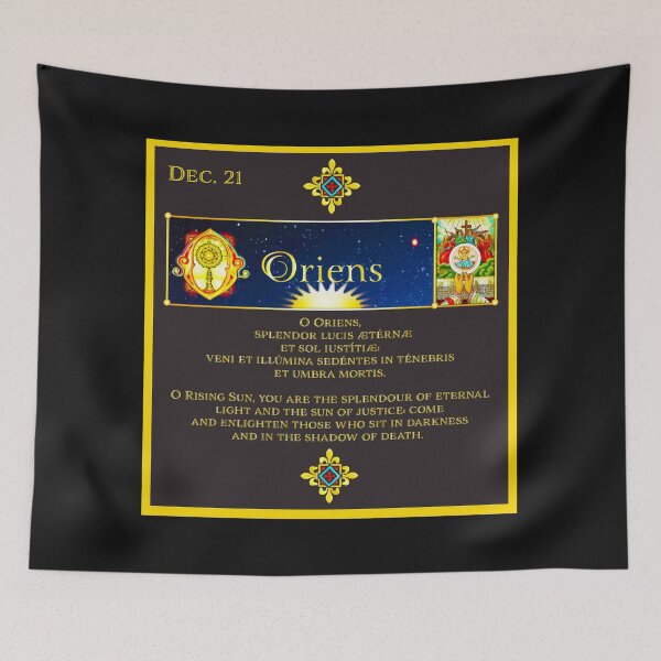 Item preview, O Oriens (O Rising Sun) Advent Antiphon Illuminated designed and sold by JamesKentRidley.