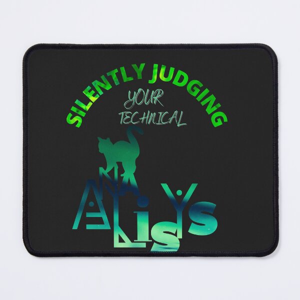 Item preview, Silently judging your technical analysis -  Cat lover - Unique gift for stock market, crypto, options trader, forex traders and day traders designed and sold by TradingTeesKids.