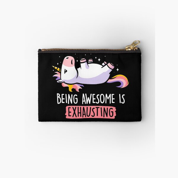 Item preview, Being Awesome is Exhausting  - Lazy Funny Unicorn Gift designed and sold by EduEly.