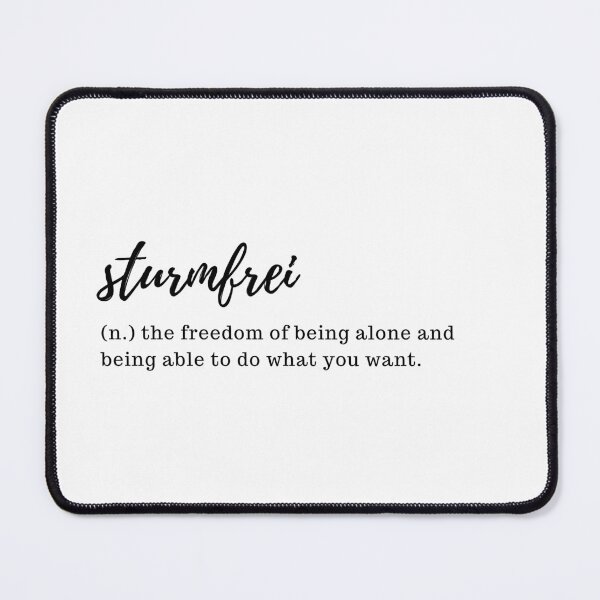 Item preview, Sturmfrei - the freedom of being alone and being able to do what you want designed and sold by designair.
