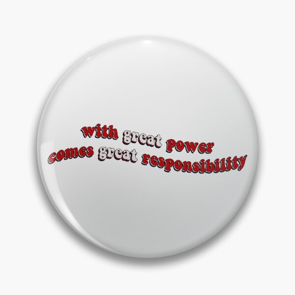 Item preview, With Great Power Comes Great Responsibility designed and sold by Rachel Grace.