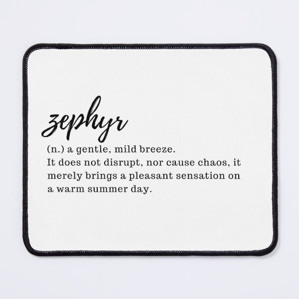 Item preview, zephyr - a gentle, mild breeze designed and sold by designair.