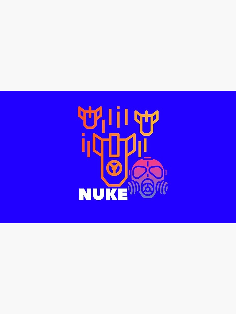 Discover NUKE BLUE Premium Matte Vertical Poster