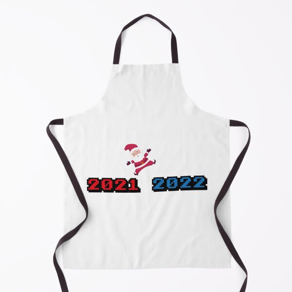 Item preview, Santa Claus Christmas design jumping from 2021 to 2022 in red and blue designed and sold by Martapp.