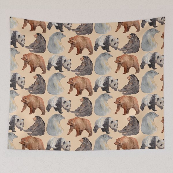 Item preview, lots of bears watercolor collections designed and sold by CaptainRingtail.