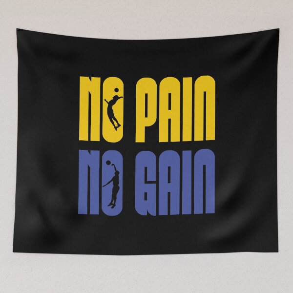 Item preview, No Pain no Gain Funny  Beach Volleyball Player Lover Quote  designed and sold by Rzelemenz.