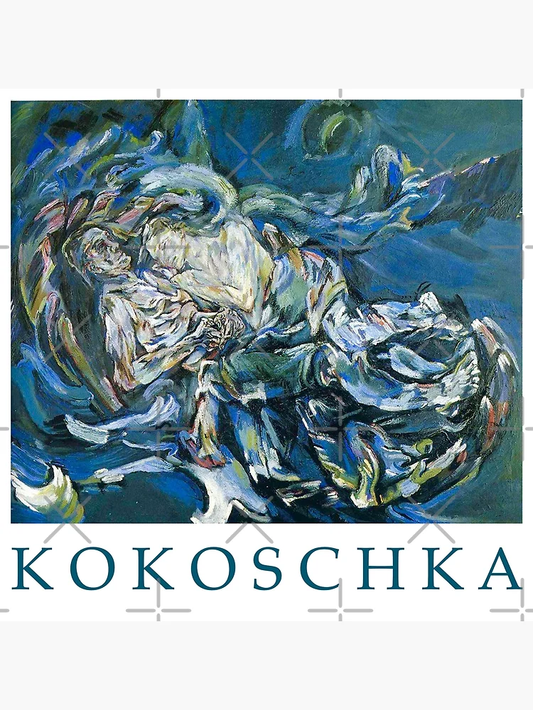 Oskar Kokoschka、Flowers、希少な額装用画集より、新品額装付 Oskar Kokoschka 
