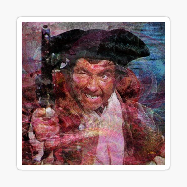 "Long John (Square Version) By John Robert Beck" Sticker for Sale by
