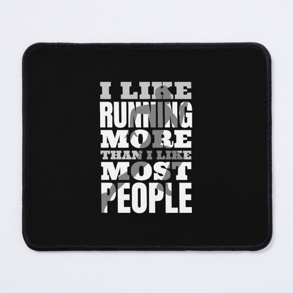 Item preview, I Like Running More Than I Like Other People designed and sold by friendlyspoon.