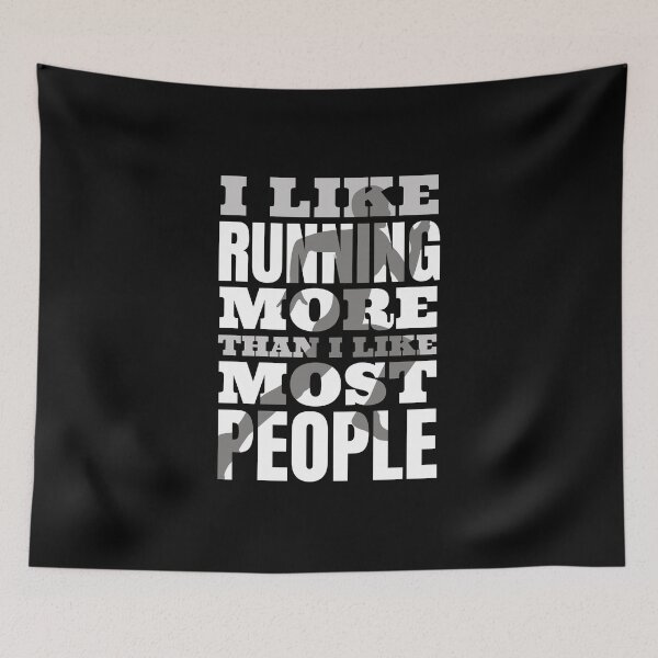 Item preview, I Like Running More Than I Like Other People designed and sold by friendlyspoon.