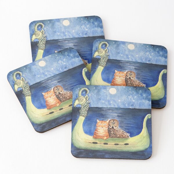 Item preview, The Owl and The Pussy Cat designed and sold by Marie-Sonja Cotineau.