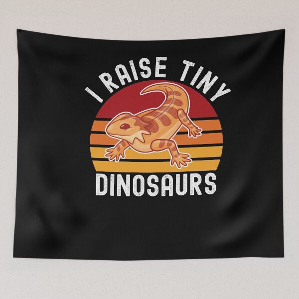Item preview, I Raise Tiny Dinosaurs Bearded Dragon designed and sold by Club7Studios.