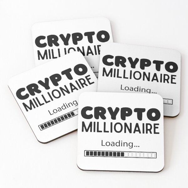 Item preview, Crypto Millionaire Loading... designed and sold by Bend-The-Trendd.
