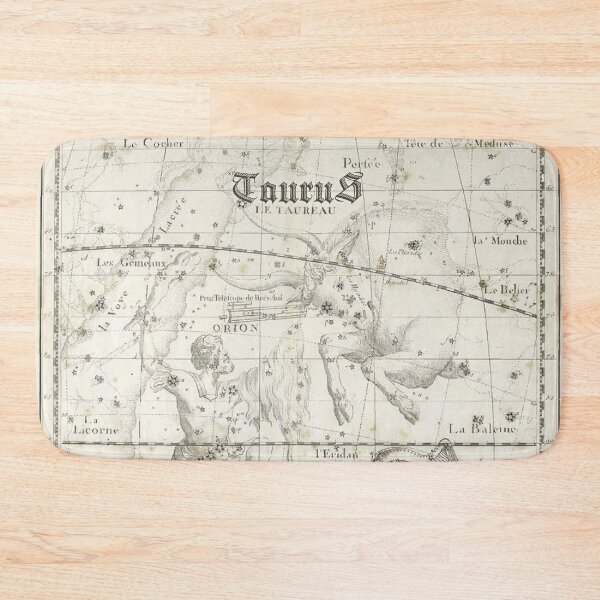 Item preview, Taurus zodiac sign, vintage star map year 1795 designed and sold by NineJuly.