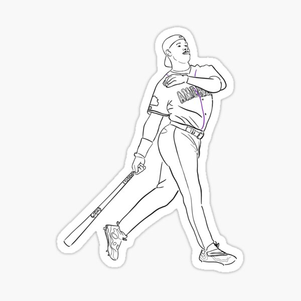 Ken Griffey Jr Drawing | Sticker