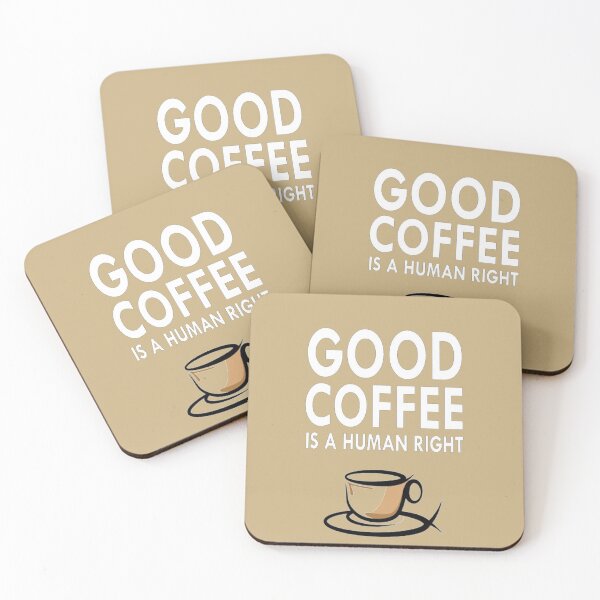 Item preview, coffee is a human right  designed and sold by Anoirshop ⭐⭐⭐⭐⭐.