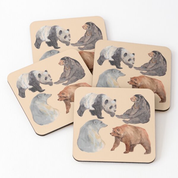 Item preview, lots of bears watercolor collections designed and sold by CaptainRingtail.